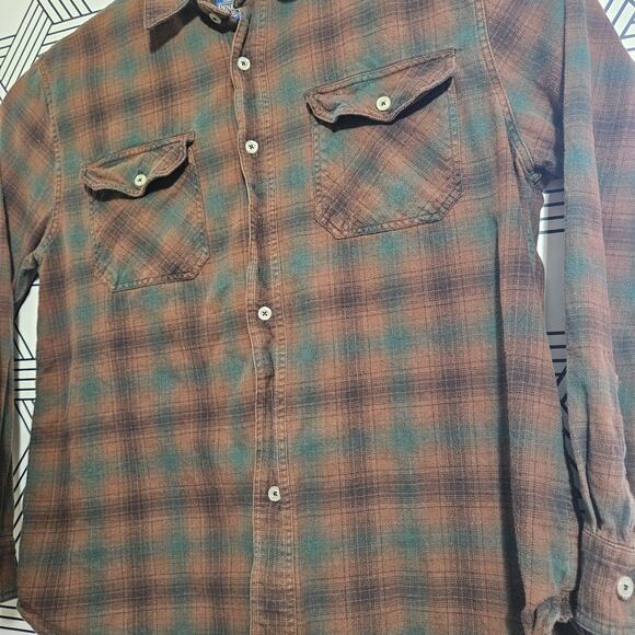 Mens Pendleton Plaid Flannel Burnside Shirt Size Large - Picture 5 of 5